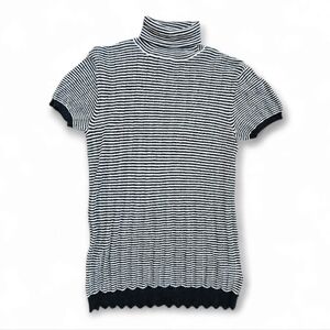 DKNY Women's Striped Turtleneck,  Size S